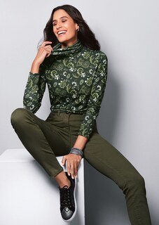 Printed turtleneck shirt thumbnail 1