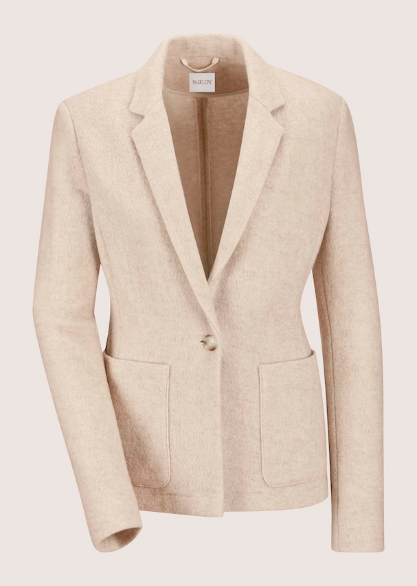 Blazer aus gekochter Wolle 5