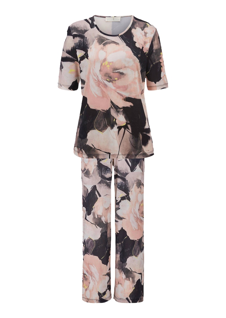 Pyjama avec grand imprimé fleuri
