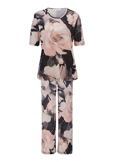 Pyjama avec grand imprimé fleuri thumbnail 4