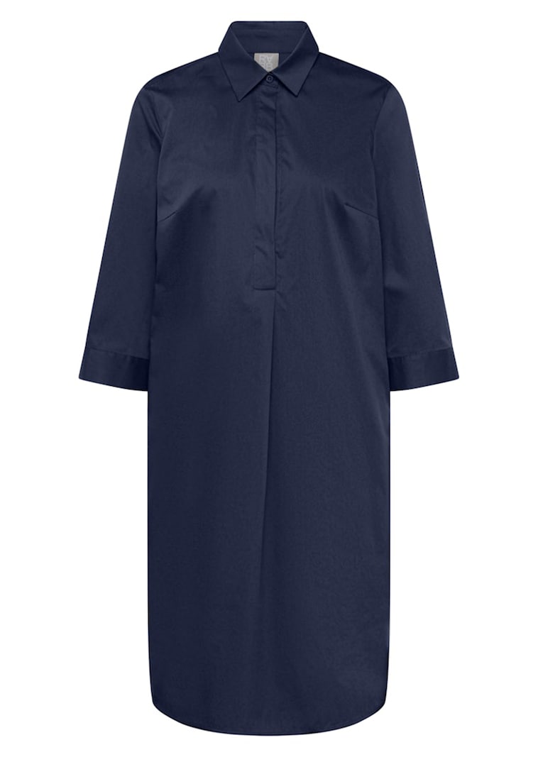 Robe tunique avec col chemise