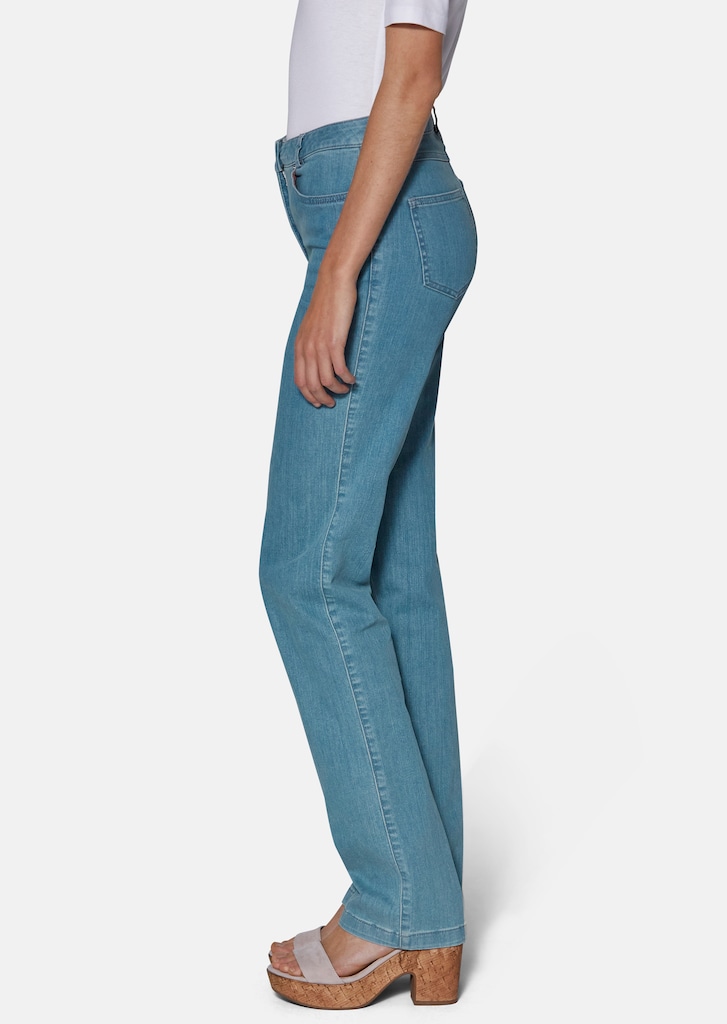 M-jeans in recht model met logo-borduursel 3