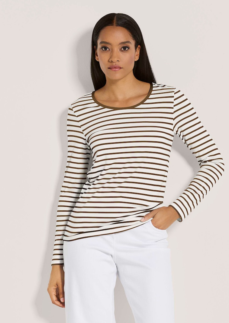 Kurzes Rundhals-Shirt