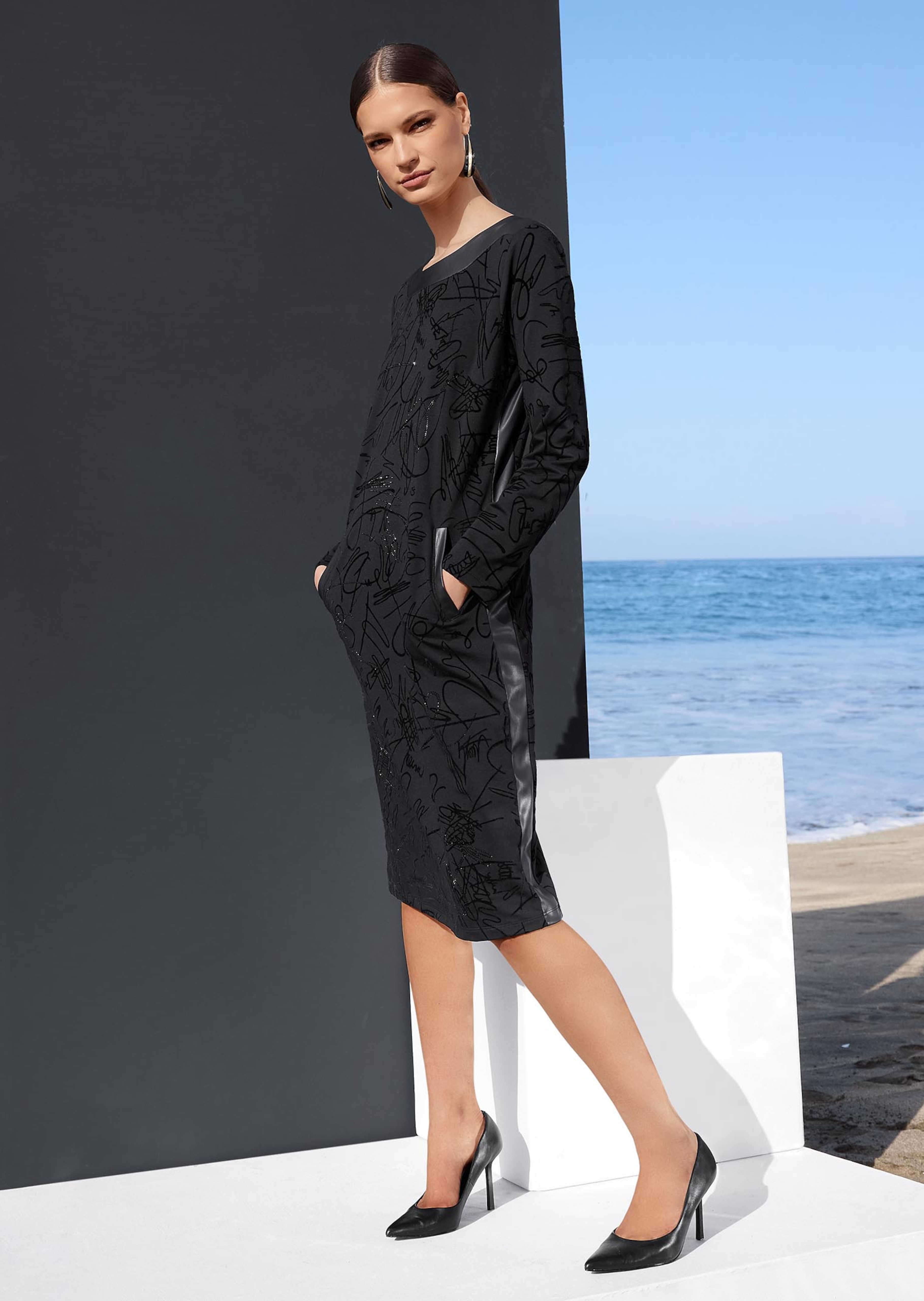 Sportlich-elegantes Kleid zum Schlüpfen