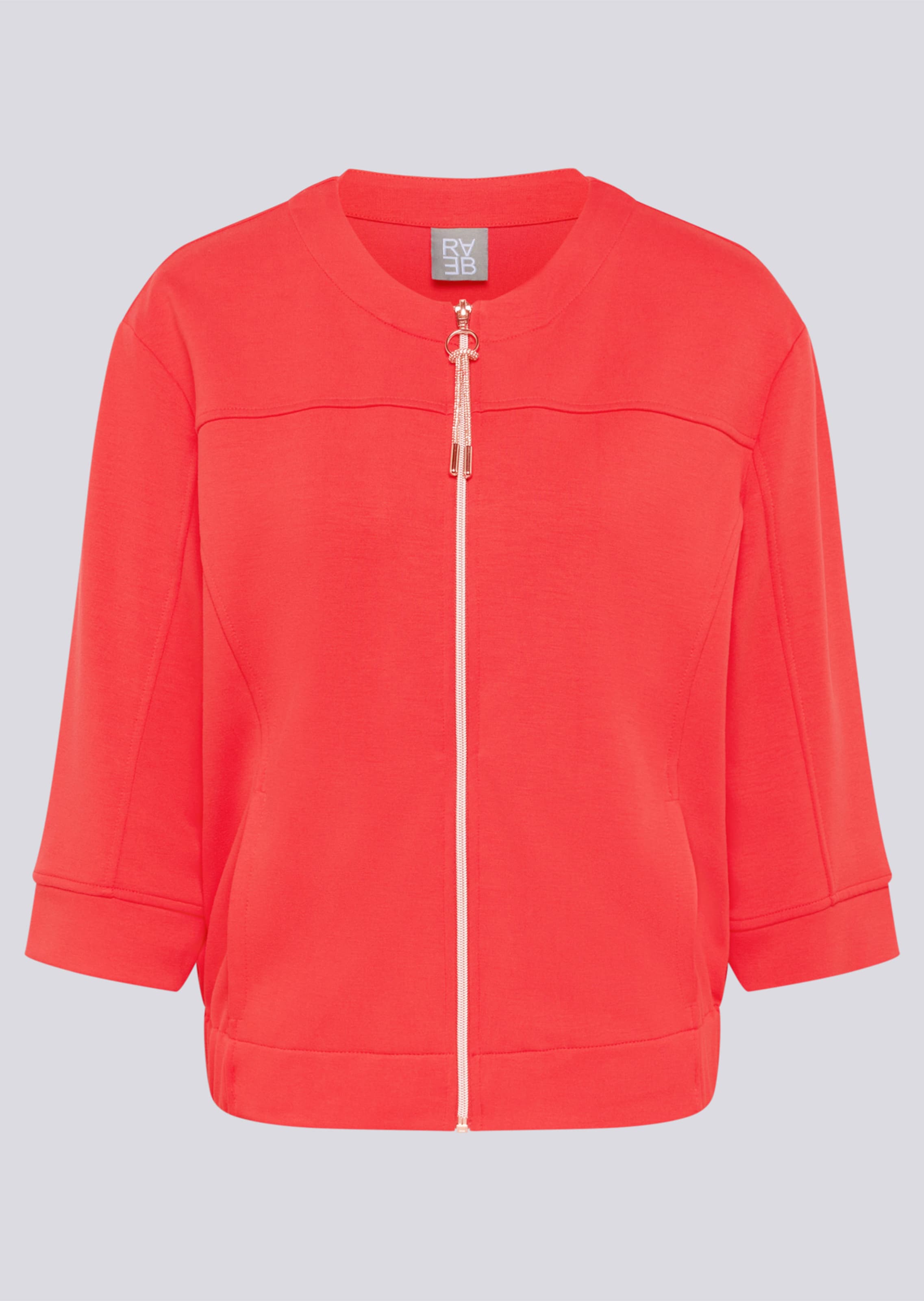 Verkort jersey jasje met glitterdetail