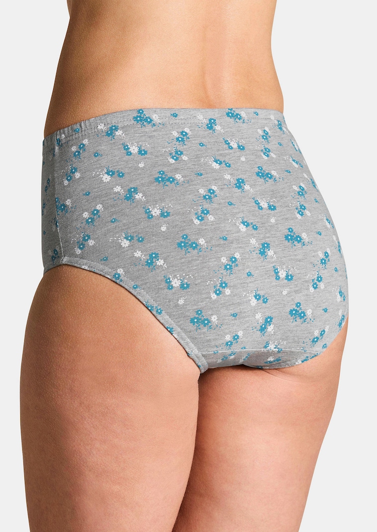 Baumwoll-Taillenslip im Mehrfachpack