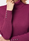 Eleganter Rollkragenpullover mit optischen Knöpfen thumbnail 5