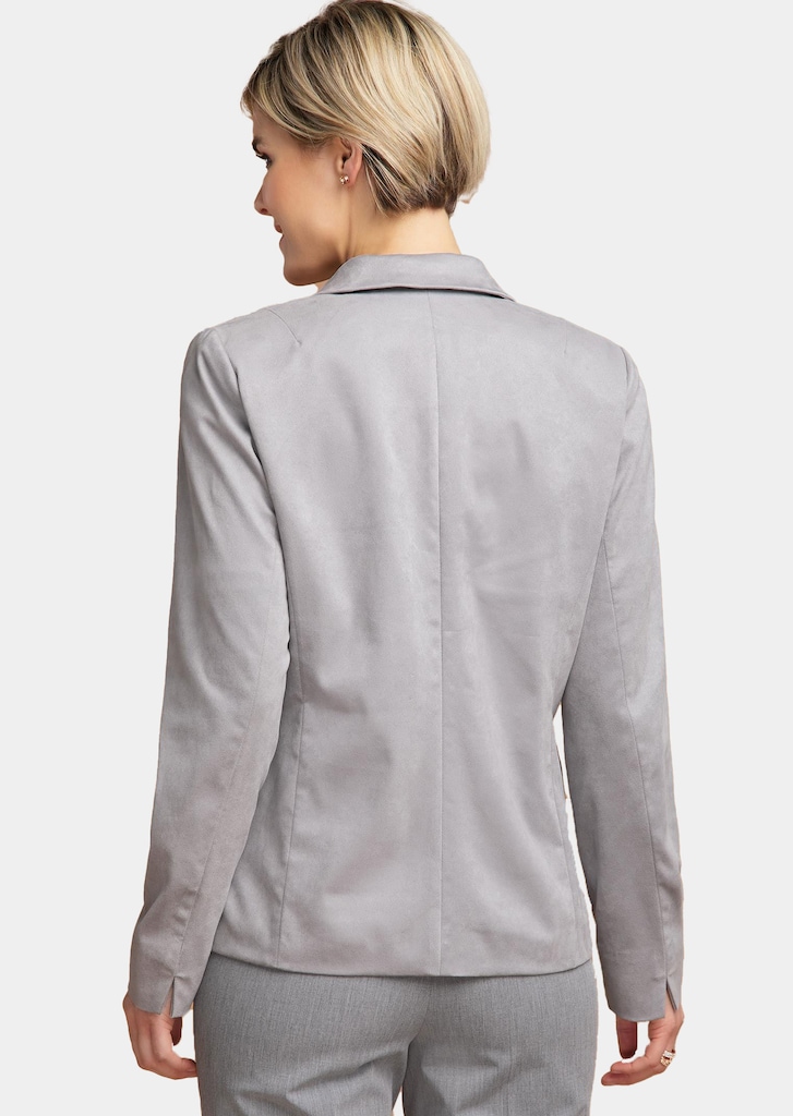 Pflegeleichte Lederimitatjacke