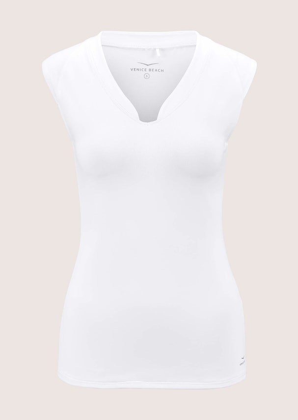 Feminines Funktionsshirt mit V-Ausschnitt 5