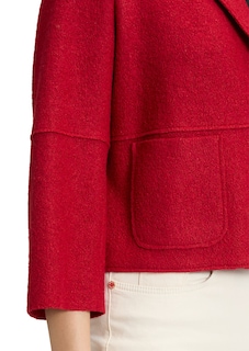 Blazer en laine foulée et viscose thumbnail 5