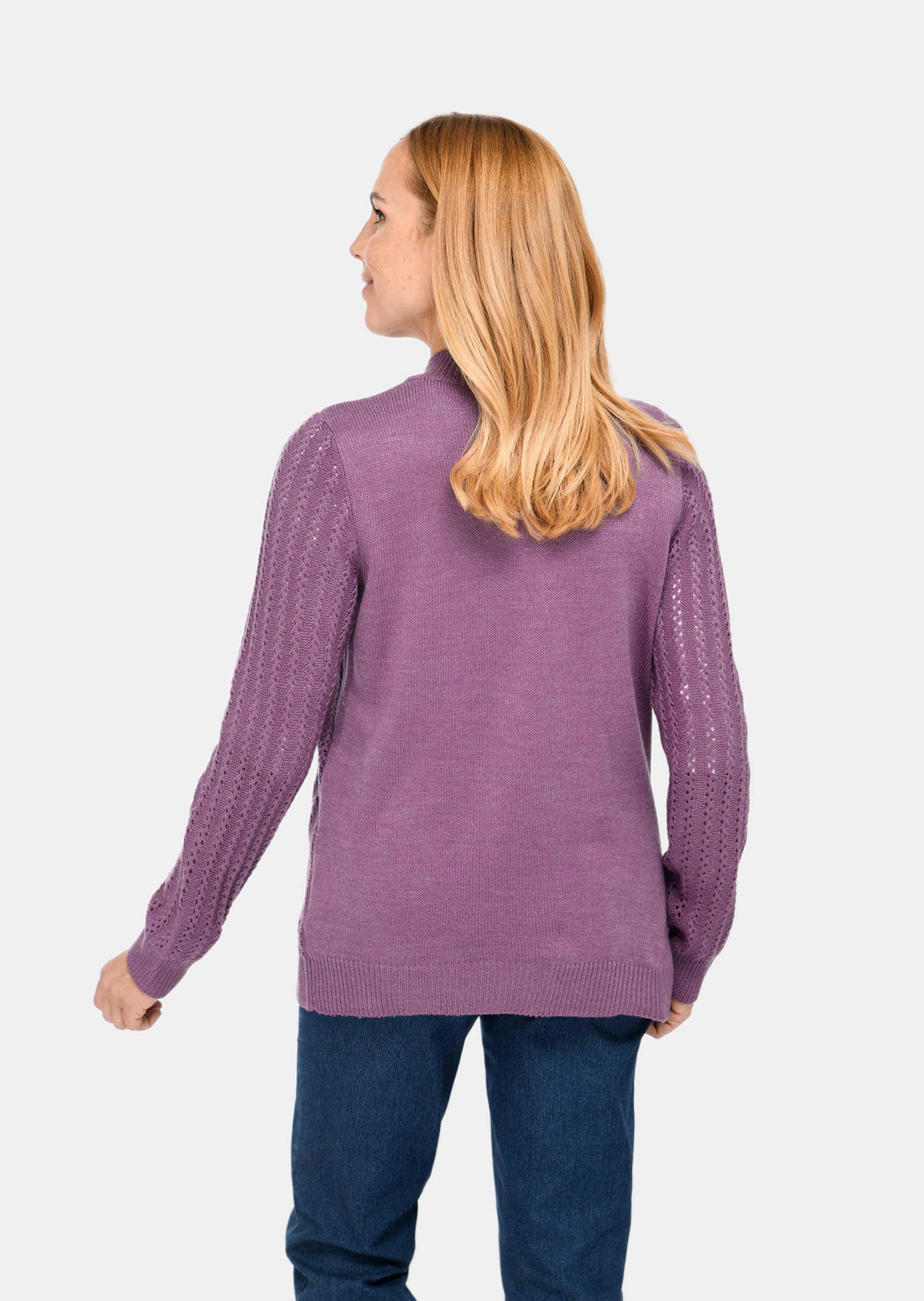 Gilet - lila / chiné - Gr. 20 de Goldner Fashion