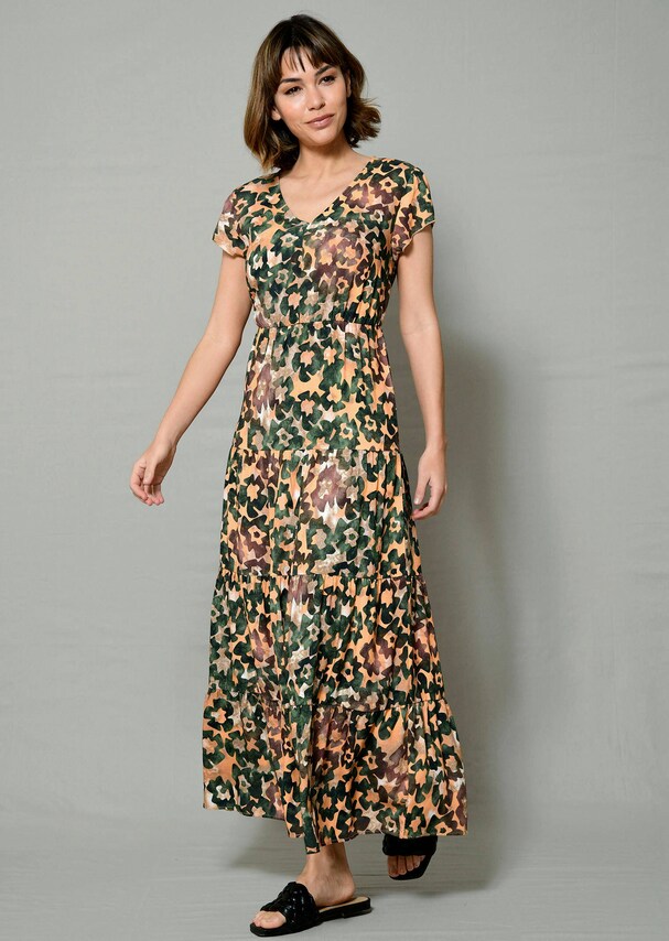 Strandkleid in allover Blumendruck 3