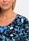 Katoenen shirt met kleurrijk bloemenpatroon thumbnail 5