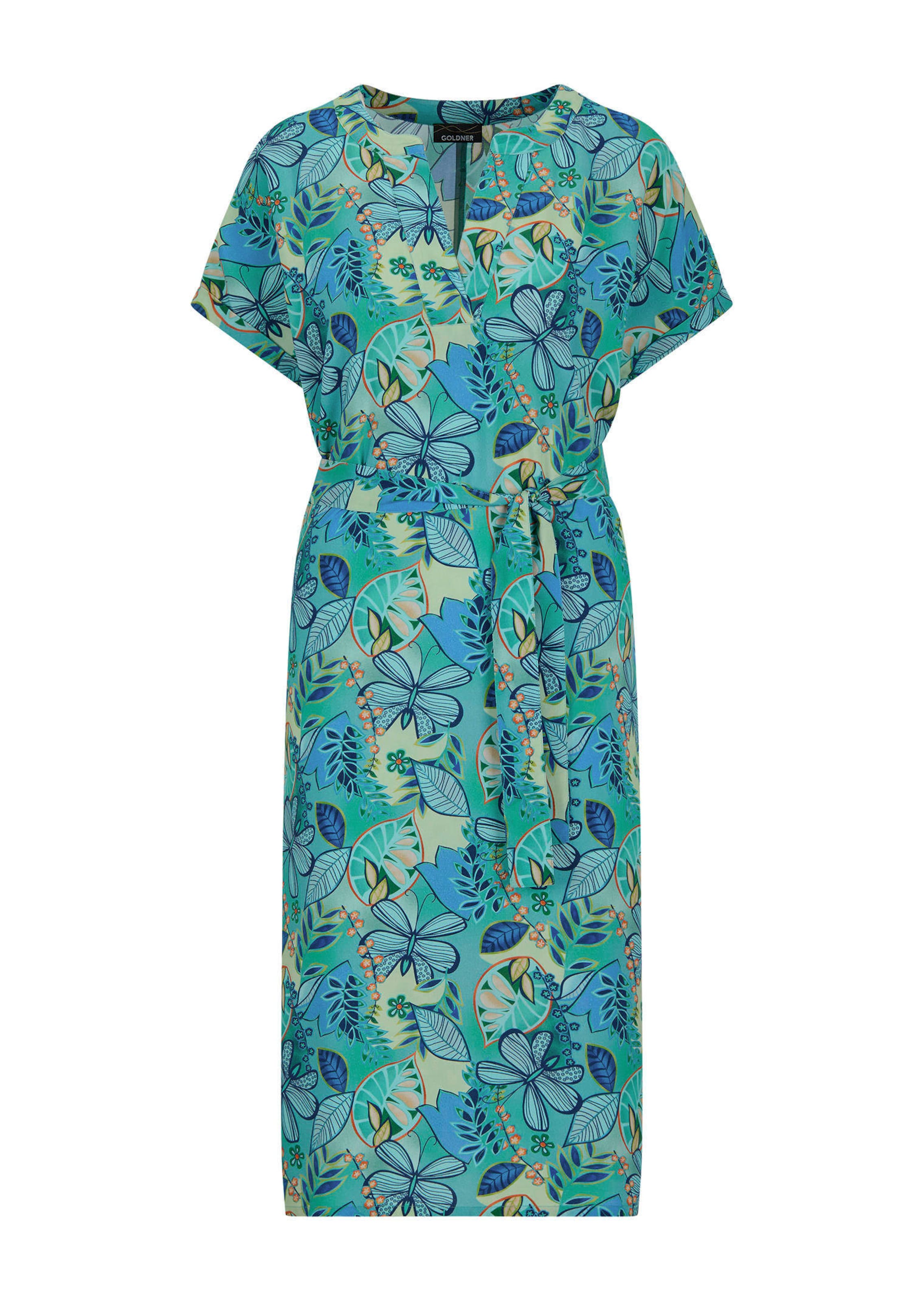 Robe en viscose avec ceinture à nouer