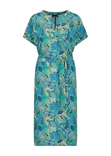Viskose-Kleid mit Bindegürtel thumbnail 6