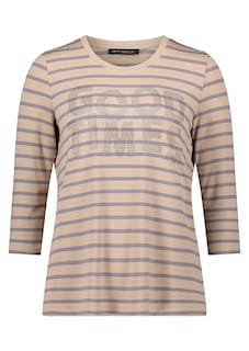 Ringelshirt mit Glitzerdruck thumbnail 6