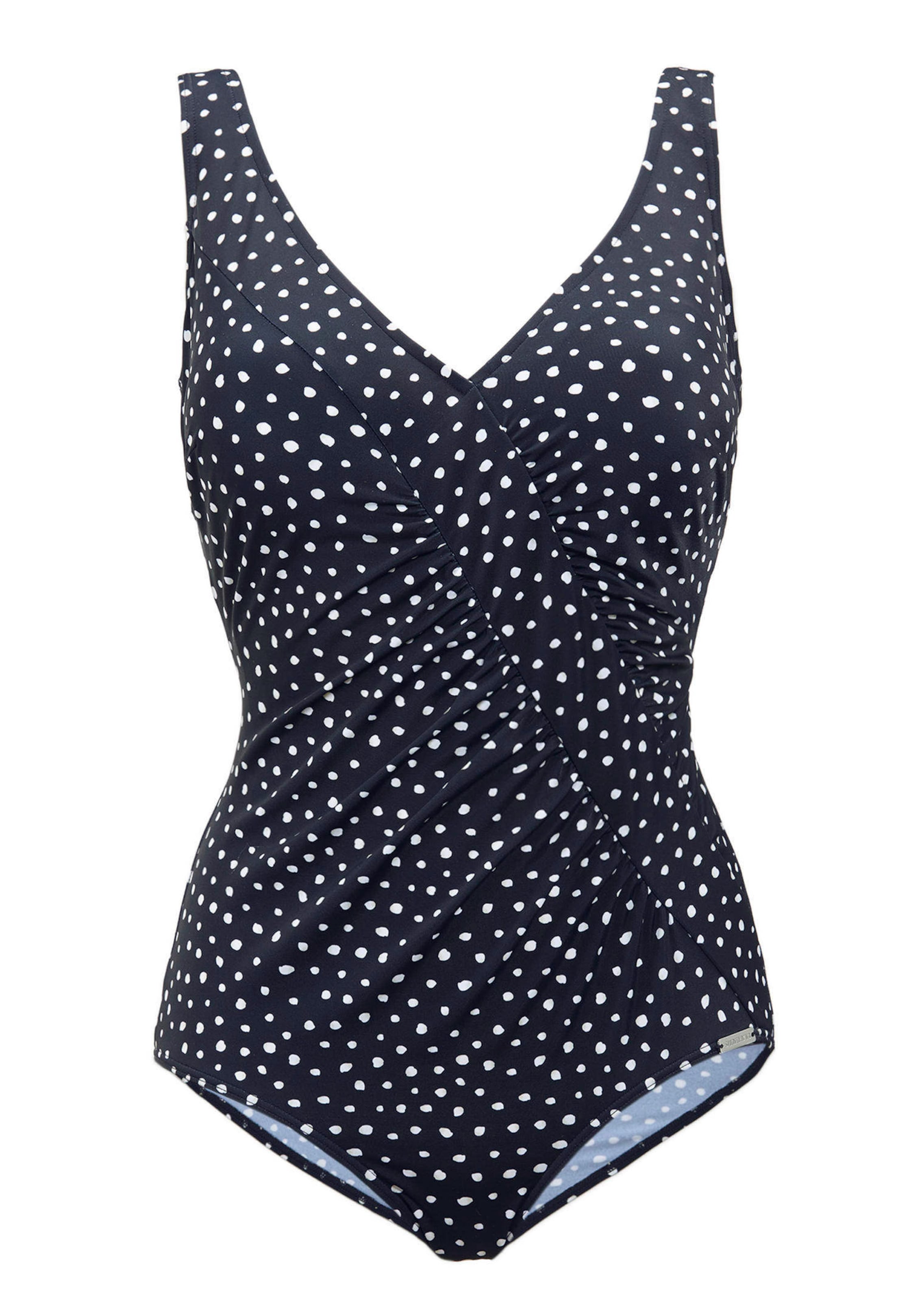 Maillot de bain à motif pois