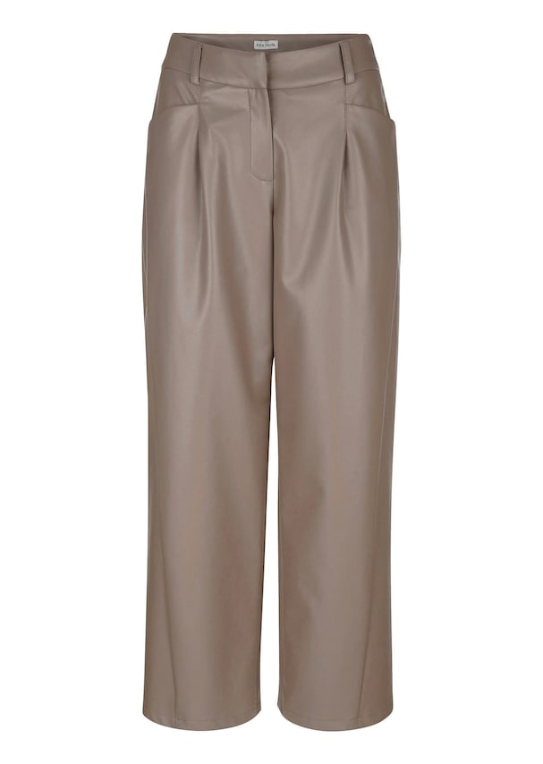 Culotte in modischer Lederoptik 2
