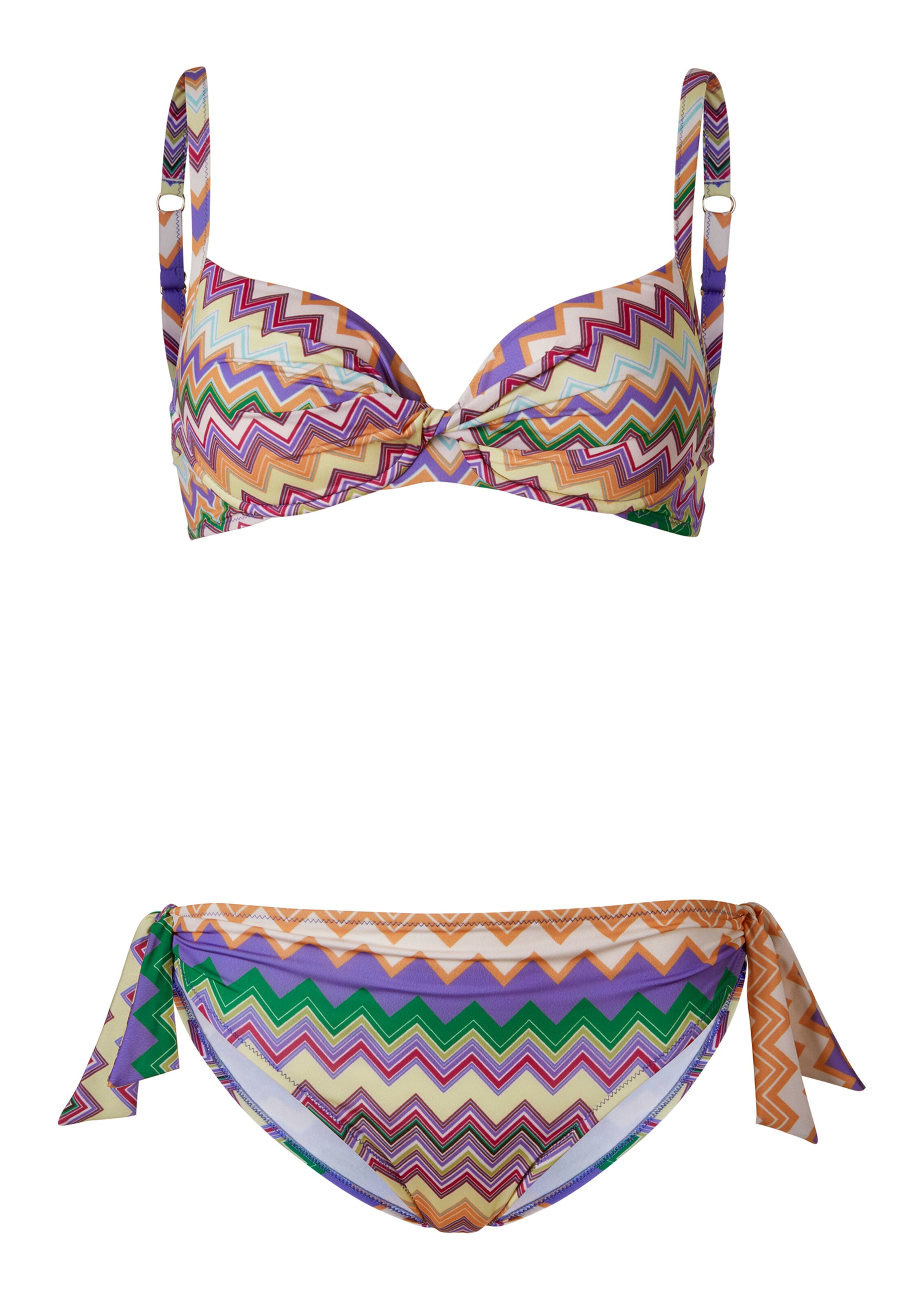 Bikini mit Grafikmuster