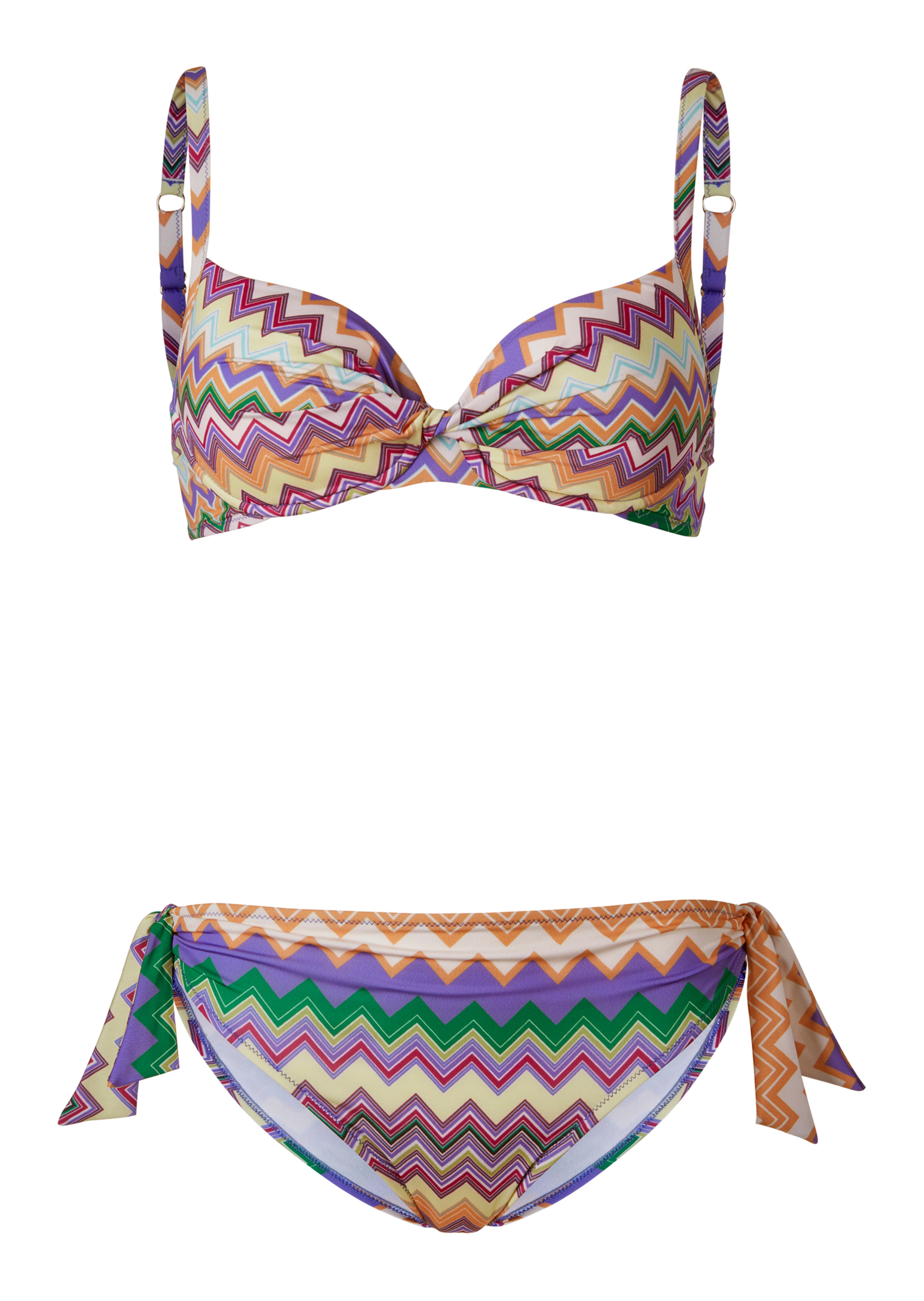Bikini mit Grafikmuster