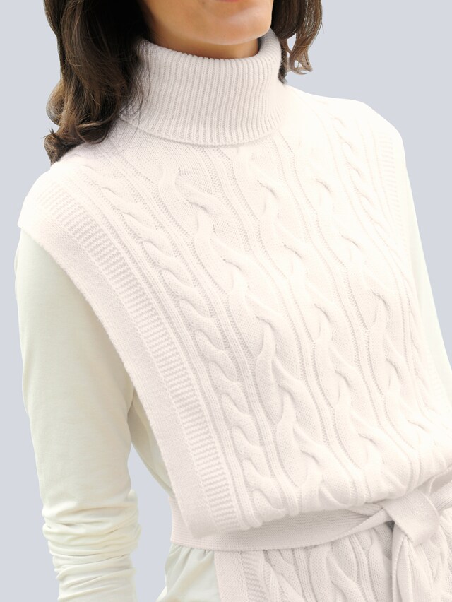 Pullunder im effekvollen Strickmix 1