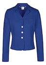 Trendy short-cut blazer in jersey with structured sections thumbnail 6