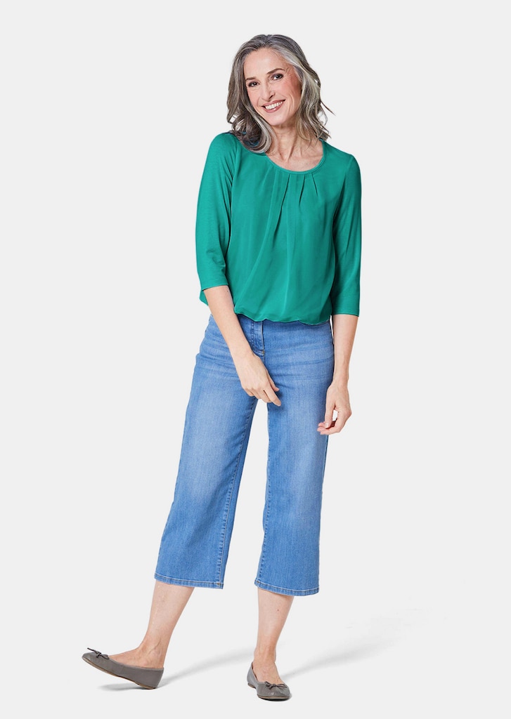 Gepflegtes Shirt in eleganter Blusen-Optik