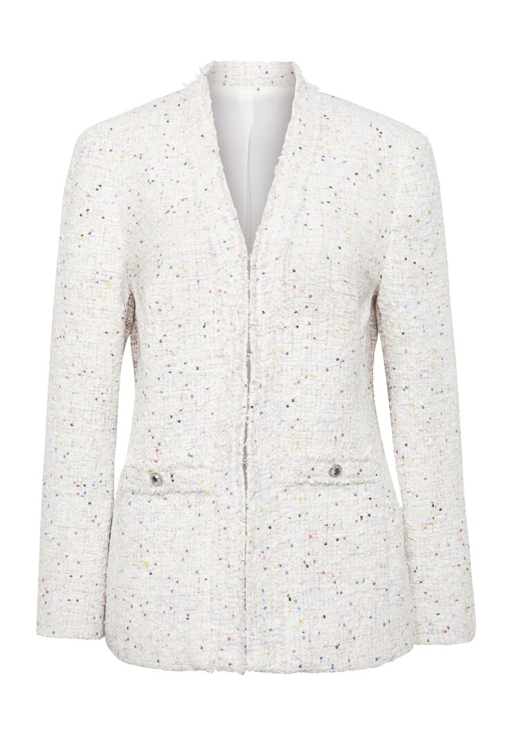 Ylellinen bukleebleiseri paljettikoristein