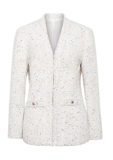 Blazer en tissu bouclette de qualité et paillettes thumbnail 2