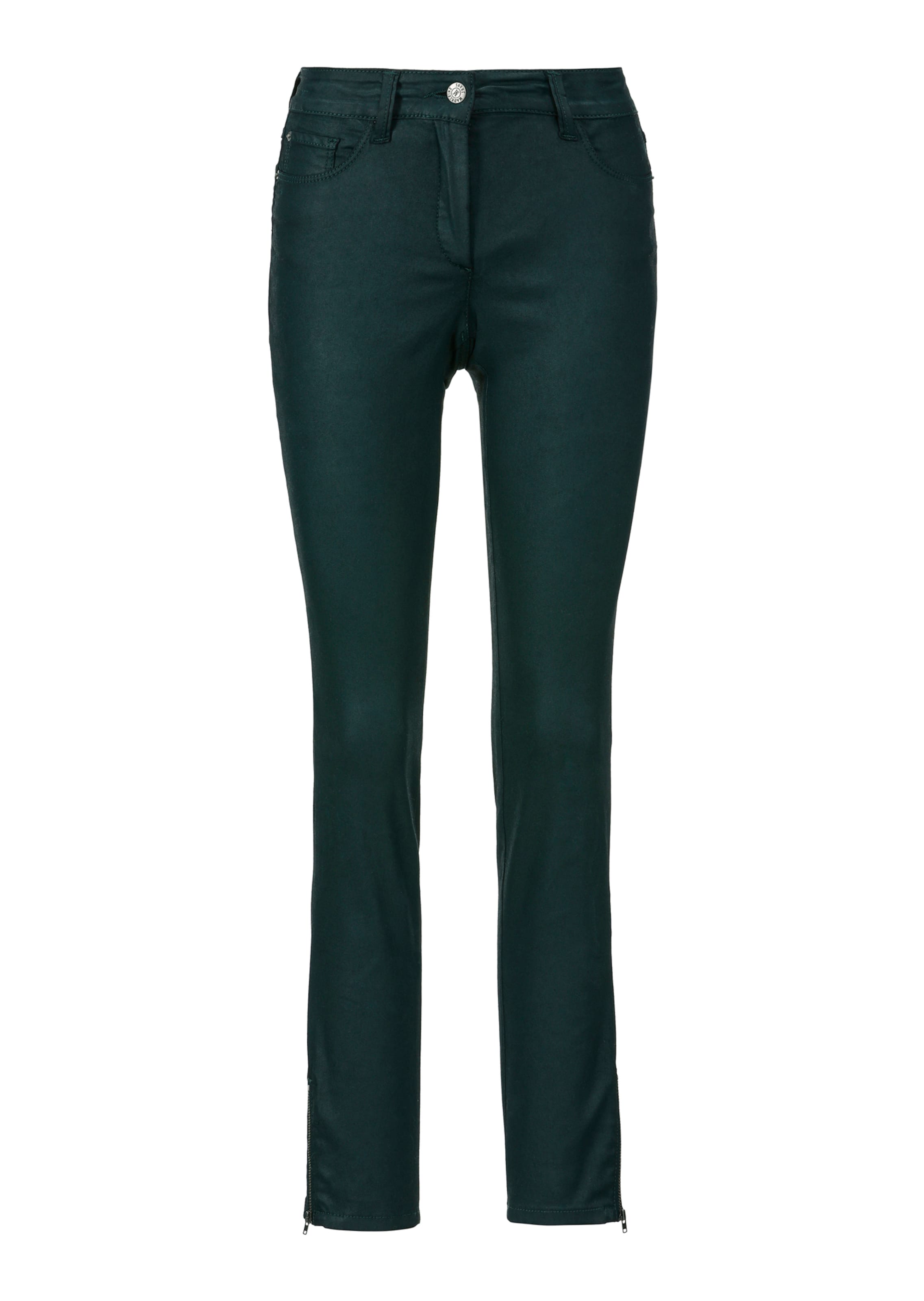 Coated skinny jeans