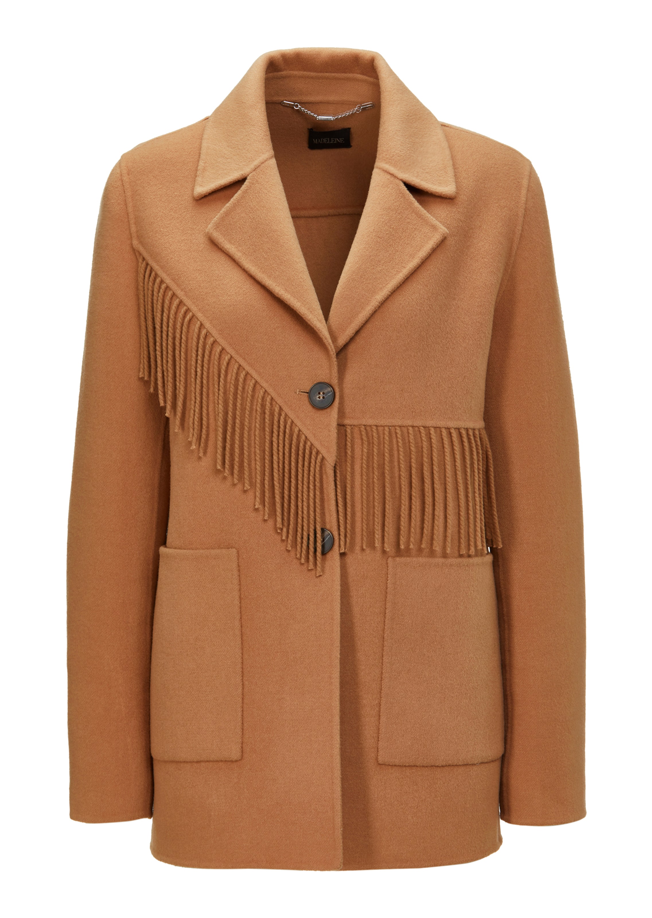 Doubleface-Jacke aus reiner Wolle