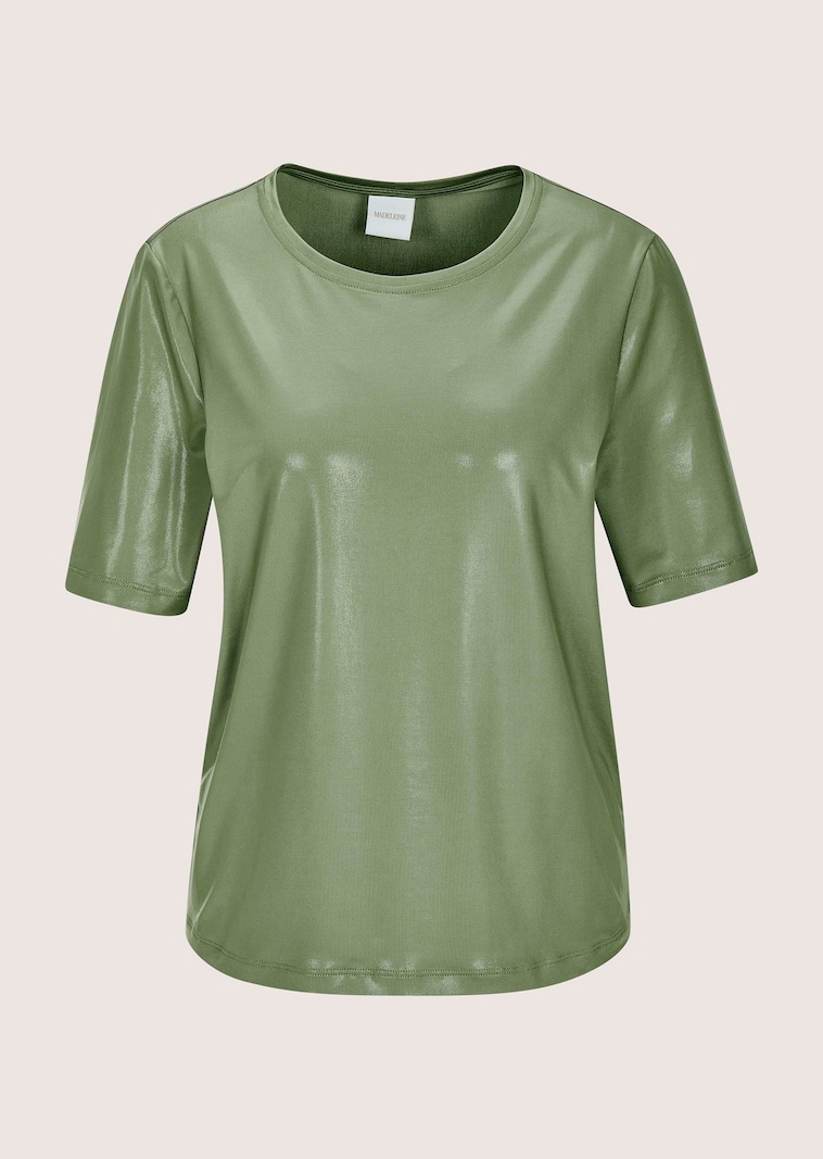 Sommershirt mit Glanzoptik