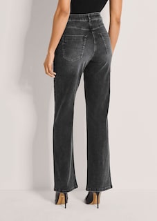 Weite Jeans mit leichtem Bootcut thumbnail 3
