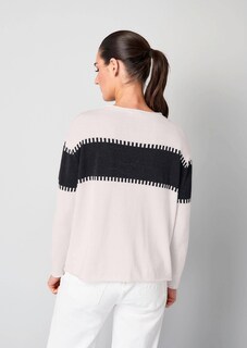 Pullover mit Streifendetail thumbnail 3