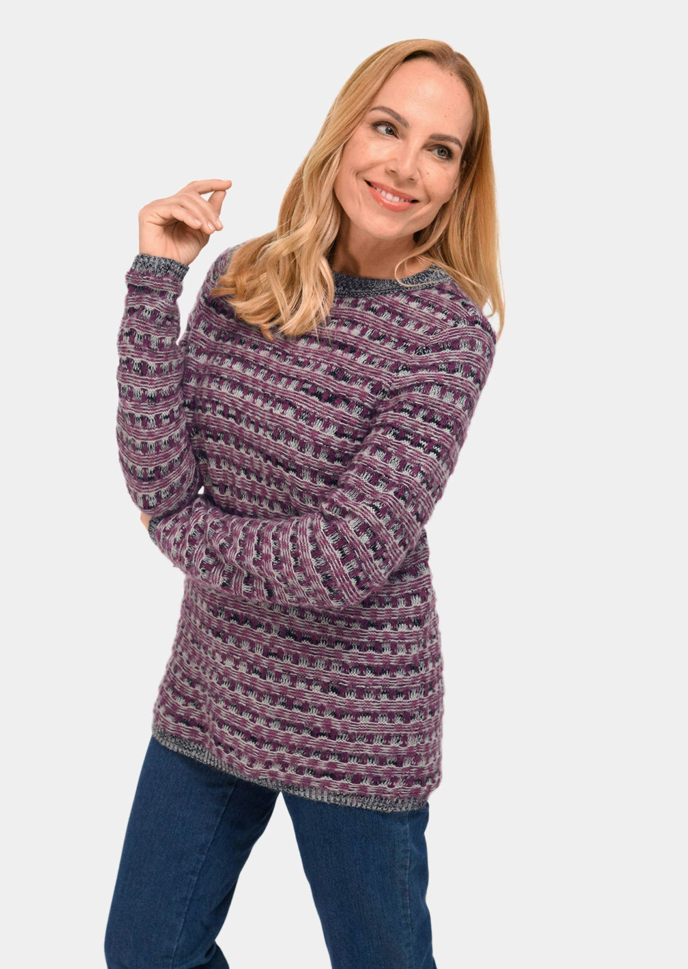 Trageangenehmer Pullover in Strukturmix