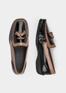 Leren mocassins met decoratief kwastje thumbnail 2