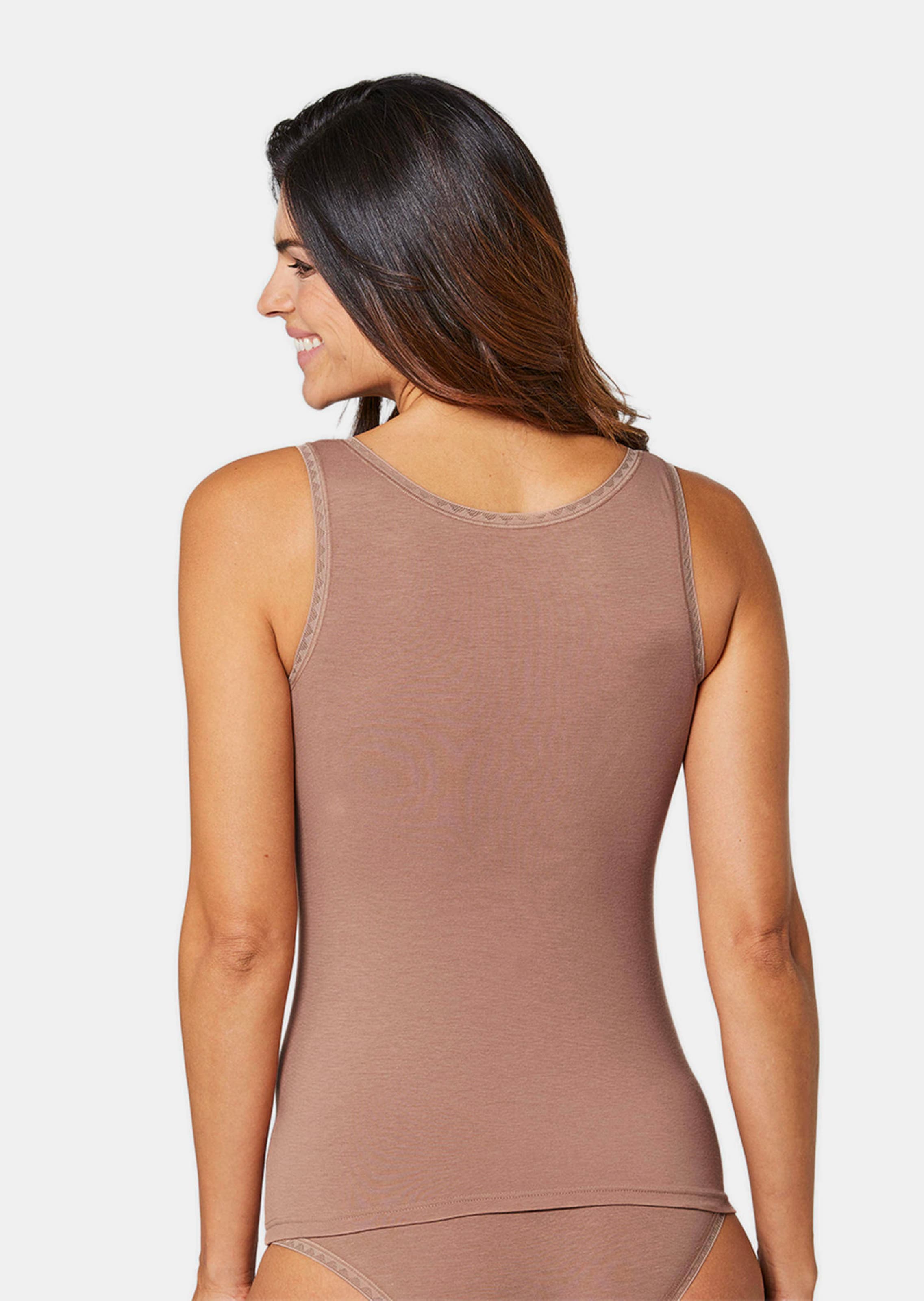 Lot de 2 débardeurs - taupe - Gr. M de Goldner Fashion