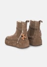 Boots van suède met plateauzool thumbnail 2