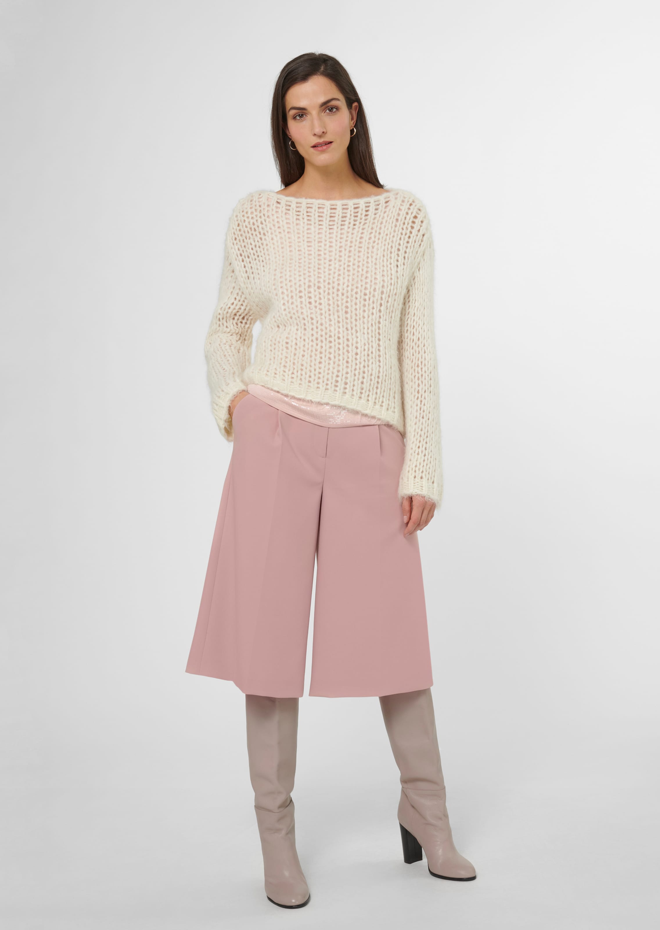 Jupe culotte sur vieux rose MADELEINE Vetement