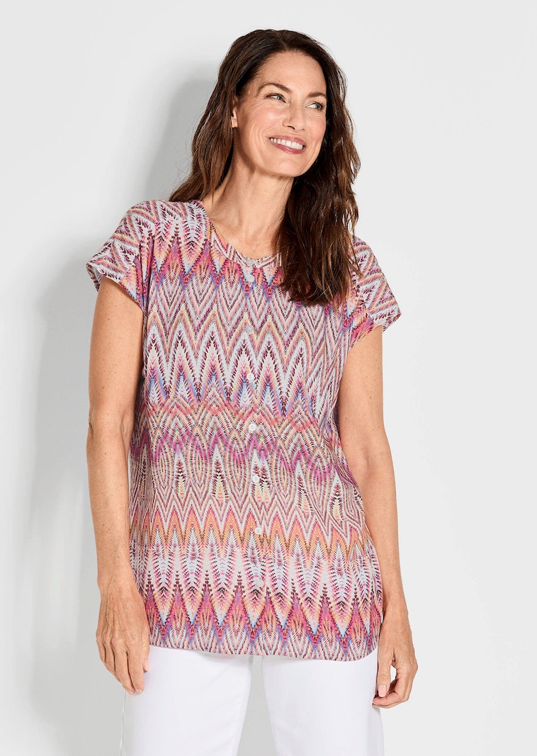 Legere Bluse mit Druck