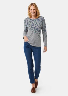 Pullover met bloemenprint thumbnail 2