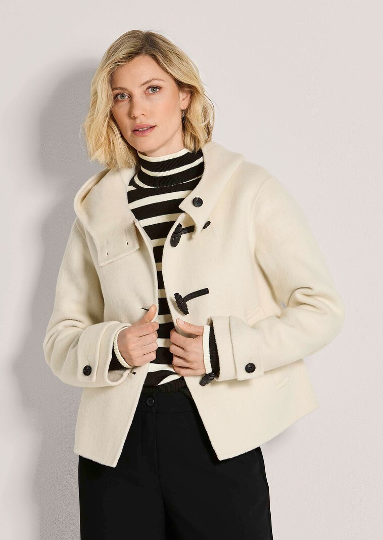 Dufflecoat in Doubleface-Verarbeitung