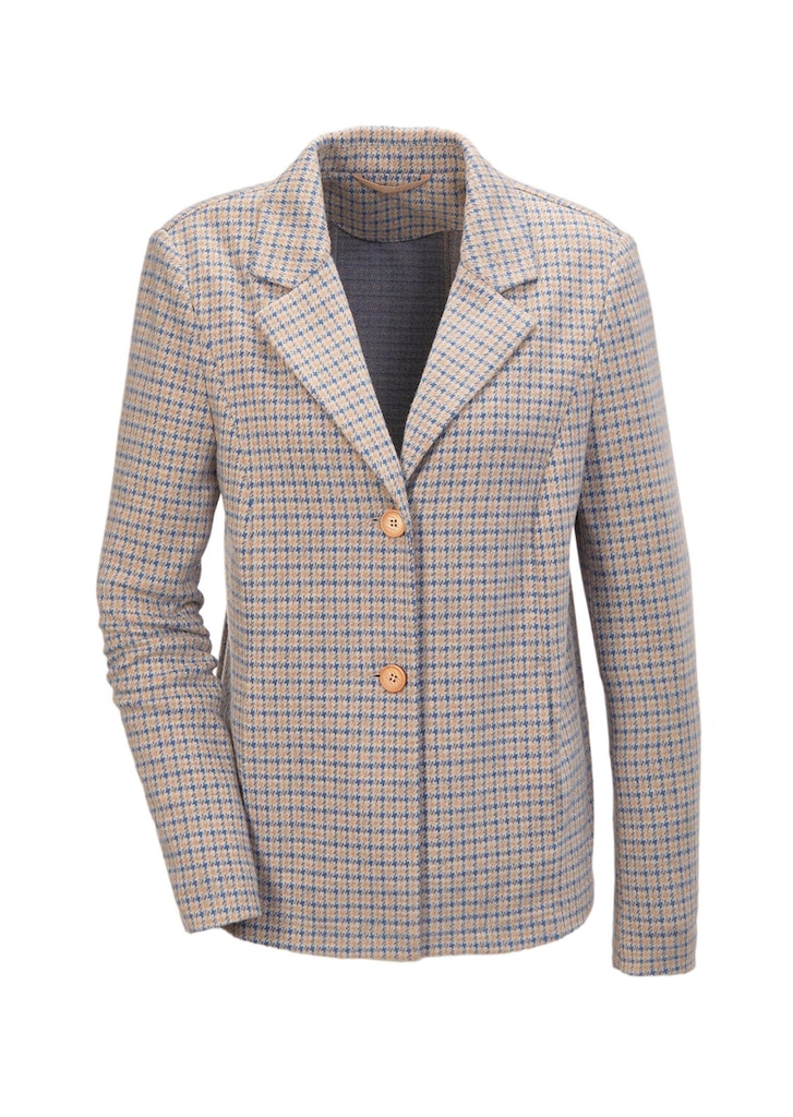 Indoorjacke aus strukturiertem Jersey