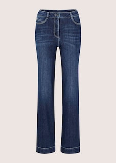 Bequeme Wide-Leg-Jeans aus Powerstretch thumbnail 6