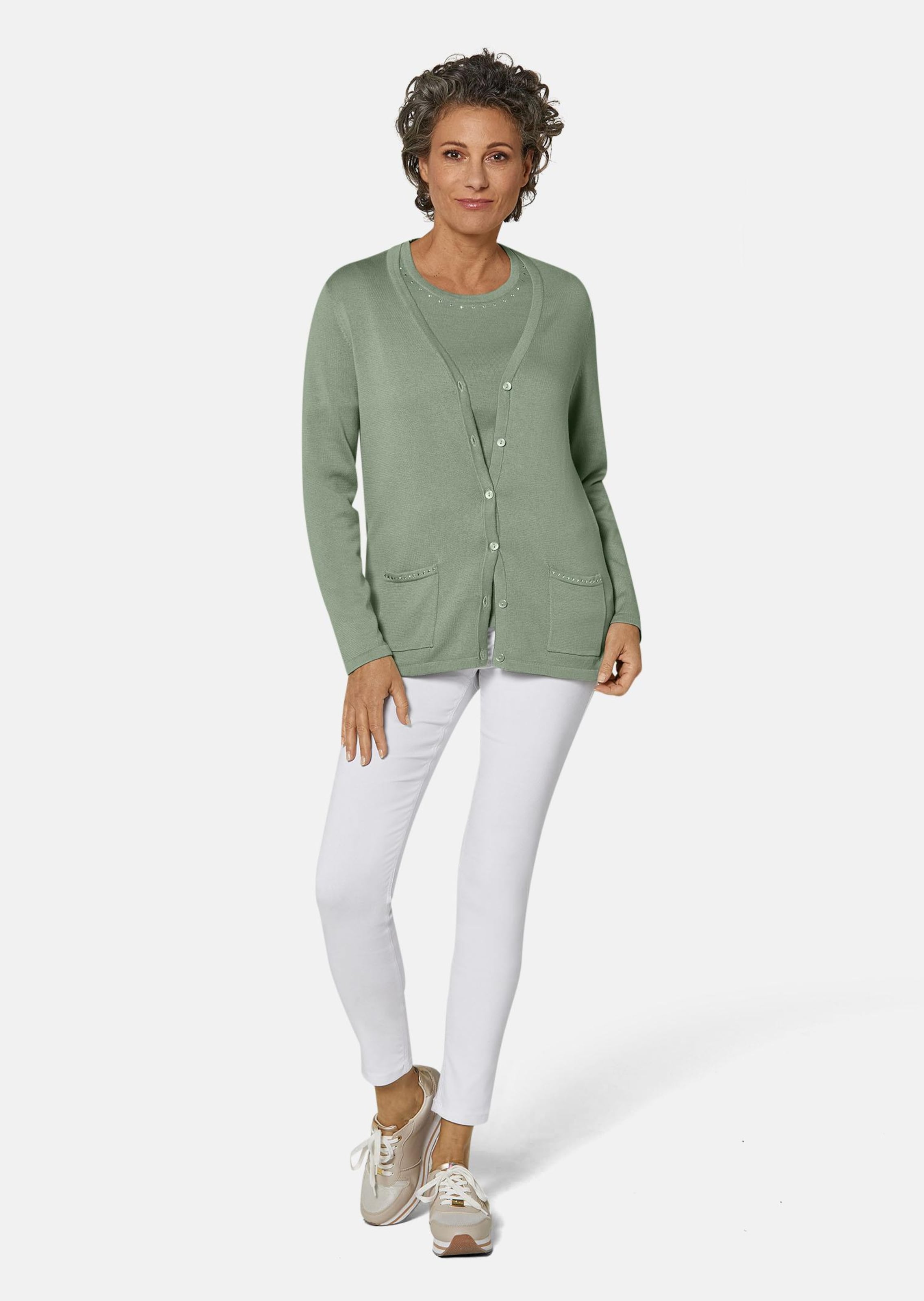 Twin-set - vert gris - Gr. 44 de Goldner Fashion