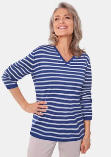 Kaschmirpullover mit V-Ausschnitt thumbnail 7