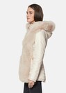 Padded jacket with fur and leather trims thumbnail 4