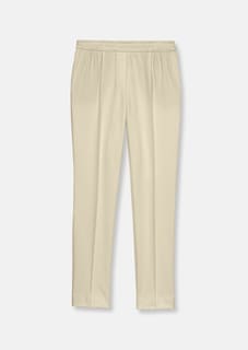 Slim jersey trousers with piping thumbnail 6