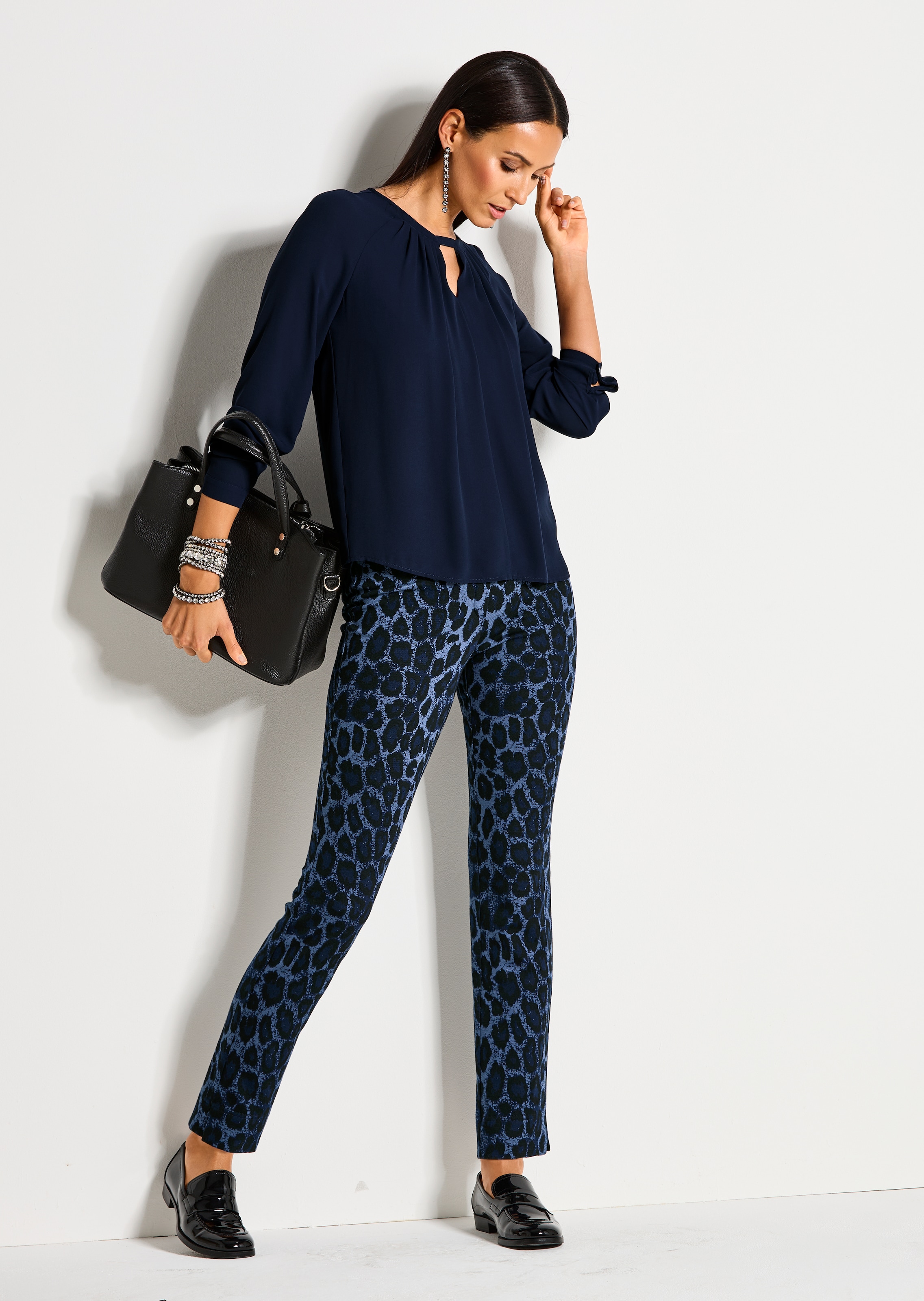 Leggings mit modischem Leo-Druck