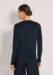 Strickjacke aus Viskose-Stretch thumbnail 3